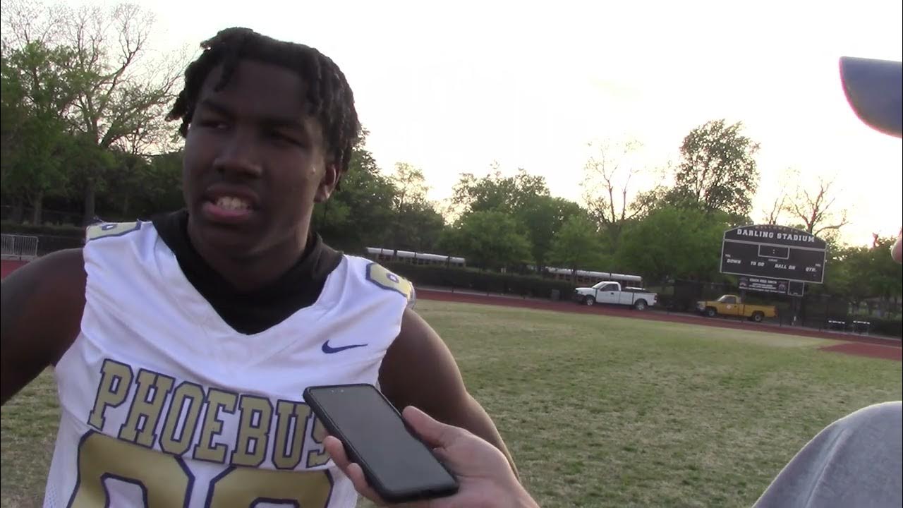 Interview with Phoebus 2024 ATH Anthony Reddick Mon. May 2, 2022