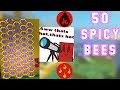 1 HIVE, 50 GIFTED SPICY BEES! Roblox Bee Swarm Simulator