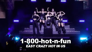 '1-800-hot-n-fun' Stage Cam @ 2025 LE SSERAFIM TOUR 'EASY CRAZY HOT' IN US