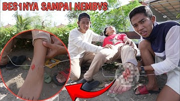 KASIHAN K4KINYA BOCIL KETVSUK BESI SAAT MAIN DILAPANGAN?? ARIK PANIK! | Mikael TubeHD