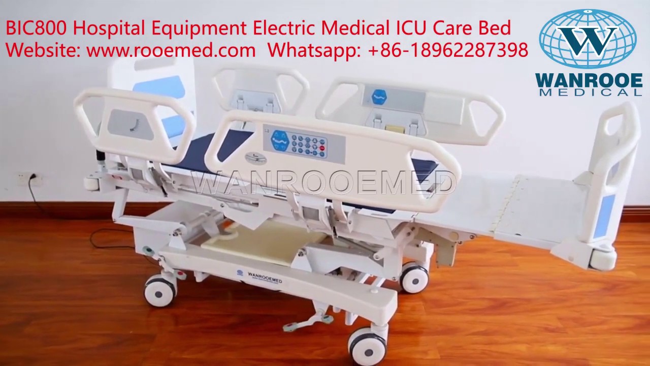 BIC800 Hospital Equipment 8 Function Electric Medical ICU Care Bed