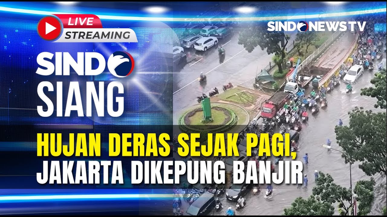 🔴LIVE JAKARTA DIKEPUNG BANJIR | Sindo Siang | 12/01