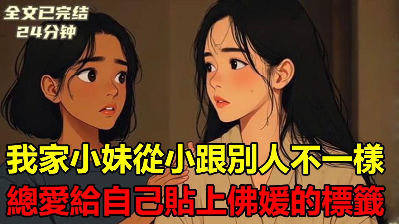 爽文24分鐘一口氣看完 我家小妹從小跟別人不一樣，總愛給自己貼上佛媛的標籤，整天鼓搗些素食主義那一套，別的山珍海味都不瞧一眼，非得捧著一碗水煮白菜......#一口氣系列#文荒小說#大女主文#全文結結