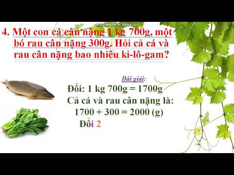 Video TUẦN 33: TOÁN LỚP 4 BÀI: ÔN TẬP VỀ ĐẠI LƯỢNG - YouTube