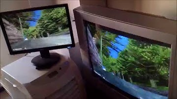 LCD vs CRT part 7,  Manxtt. Sega Model 2 Emulator