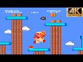 Super Mario Bros. Rebirth Hack 2011 (NES) Full Gameplay 4K – All Bosses No Damage