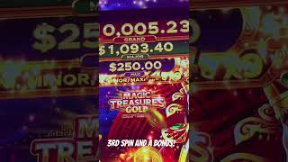 .05 denomination minimum bet!