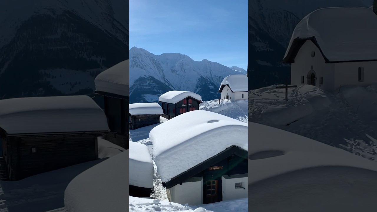 Winter Views of Switzerland ❄️ | Snowy Alps & Magical Landscapes  