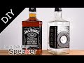 Diy glass bottle speaker  bouteille de whisky jack daniels