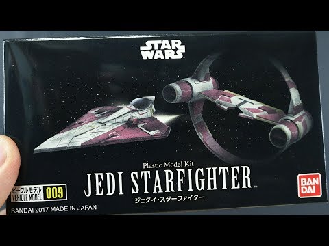 1470 - Star Wars Vehicle Model 009 Jedi Starfighter UNBOXING and Review