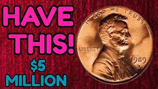 1989-D One Cent Coin Worth Thousands! Rare Lincoln Penny Errors You Should Look For!