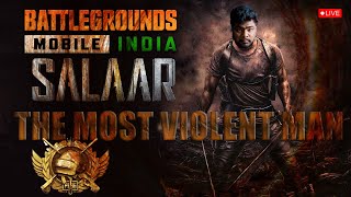 live Pubg Stream Telugu  | SALAR | The Most Violent Man  On Battle Grounds Mobile India ( BGMI )