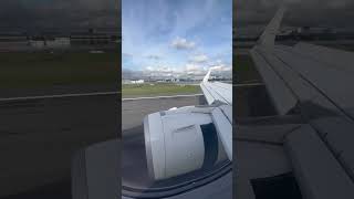 Lufthansa A320Neo landing in Franfurt on 25C