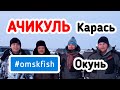 АЧИКУЛЬ. Карась зимой и окунь. Зимняя Рыбалка в Омской области. Клюёт на всё #OmskFish