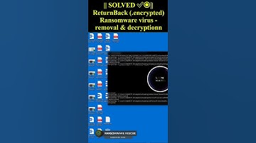 ReturnBack (.encrypted) Ransomware virus #shorts #trending #ReturnBack #encrypted