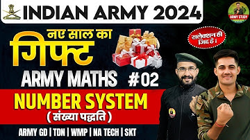 Army Exam Topic Wise Practice Class | Number System 02 | Army All Tarde Maths Class 2024
