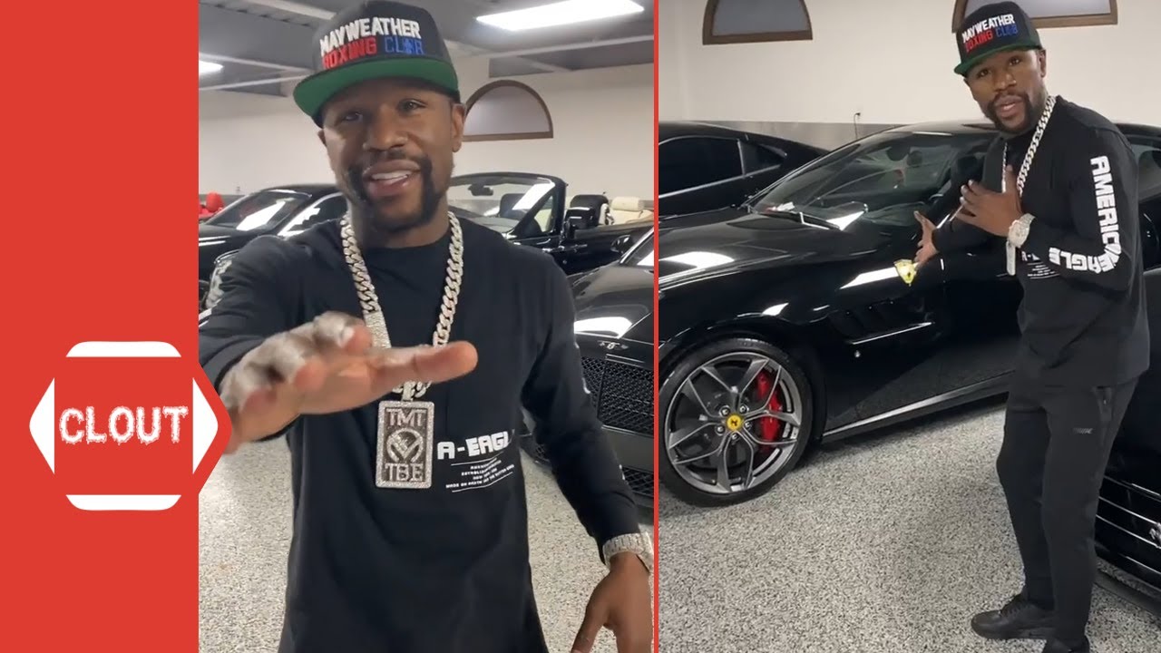 Raphousetv (RHTV) on X: Floyd Mayweather shows off his All black car  collection that he owns in Los Angeles 😮‍💨🔥🏎️   / X
