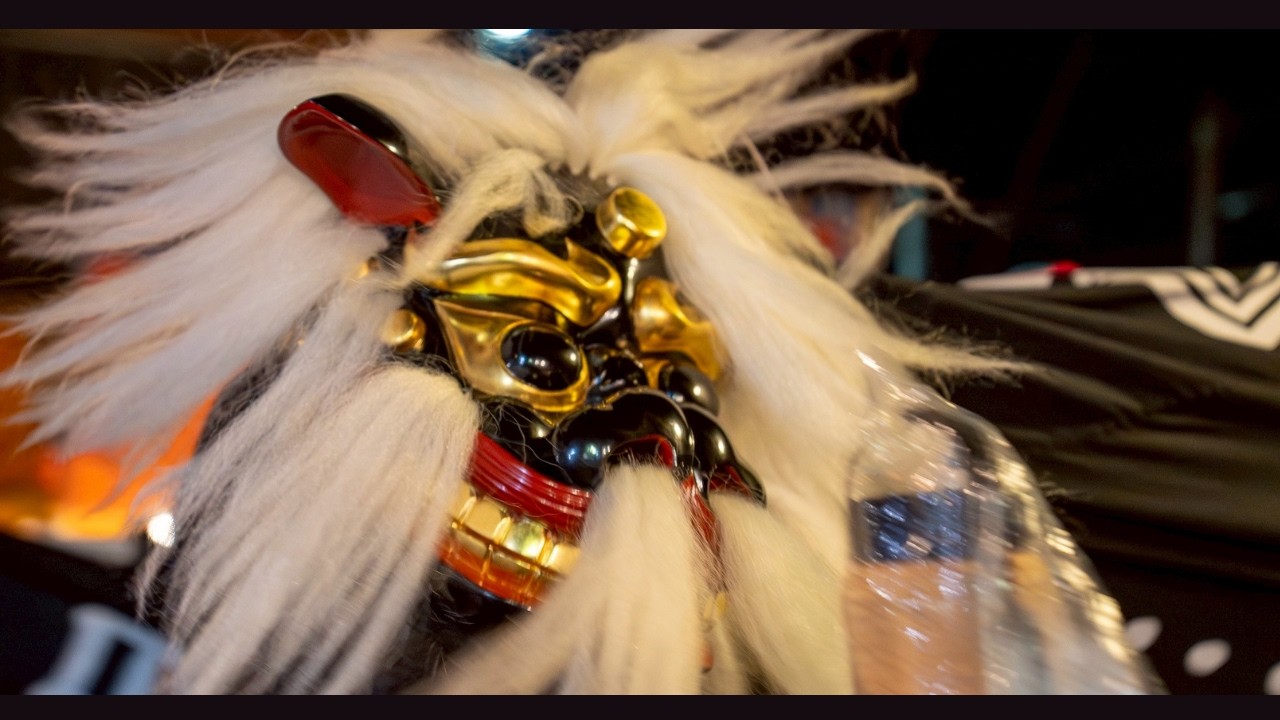 十日町 白山神社 令和8年宵宮祭4 長井の黒獅子 Nagai's black lion