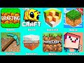 Minecraft,Block Craft 3D,Miniworld,MultiCraft,Pick Crafter,Bee Craft,Noob vs Pro 3,Siberia Craft 2