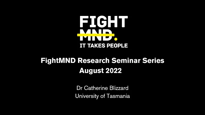 FightMND Research Seminar Series - August 2022