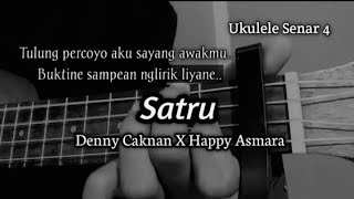 Cover lagu SATRU ukulele senar 4  - Windymarsellanii