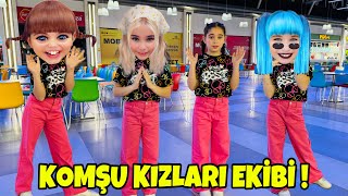 Eli̇f Komşu Kizlari İle Alişveri̇şe Gi̇tti̇ Giciksu Geldi̇ بابا جاب لي بالون - جنى مقداد طيور بيبي