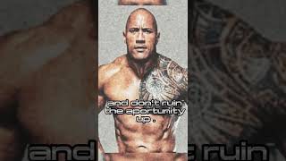 Overcome The Odds By The Rock.