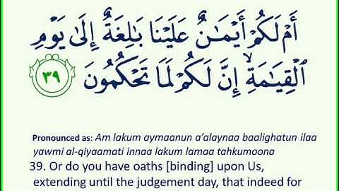 68 Surah Al-Qalam سورة القلم بصوت الشيخ سعد الغامدي