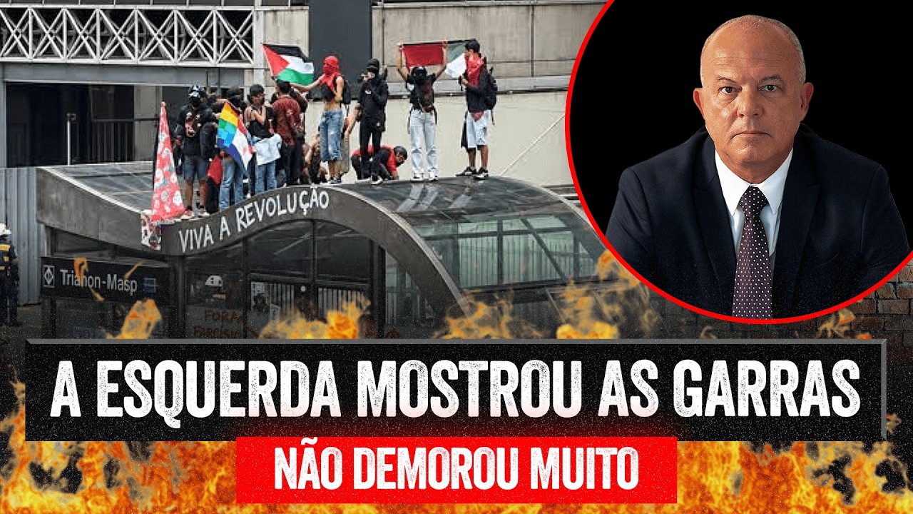 A MÁSCARA CAIU: A ESQUERDA mostrou AS GARRAS