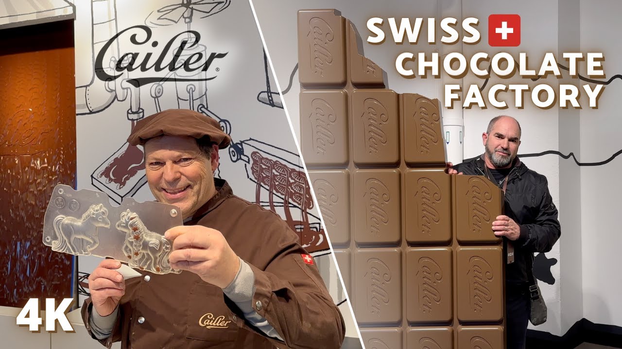[4K] Nestlé’s MAISON CAILLER – CHOCOLATE FACTORY EXPERIENCE – Broc | SWITZERLAND - Part 2