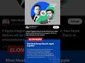 Elon Musk lumps OpenAI, Apple together