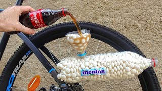 A Bicicleta Mais Rápida Do Mundo (COCA-COLA + MENTOS) 🚀🚲