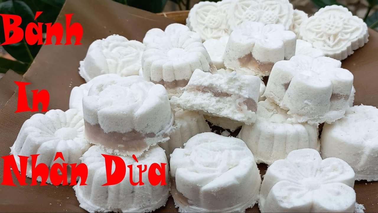 Cách làm BÁNH IN NHÂN DỪA DẺO thơm ngon cho gia đình cực kỳ đơn giản làm tại nhà | Góc Bếp Ánh Thư