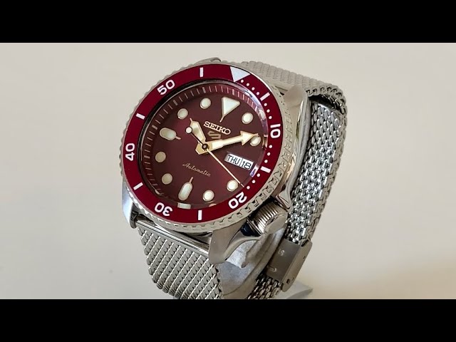 Seiko 5 Sports [SRPD69K1] Red Dial Watch Review! - YouTube