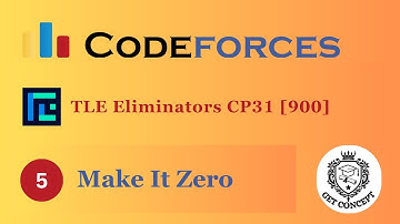A. Make It Zero | Codeforces Round 896 (Div. 2) | @TLE_Eliminators CP 31 | 900 Rated | GET CONCEPT