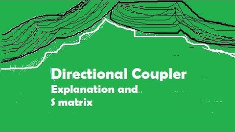 Directional Coupler explanation, S Matrix of Directional Coupler #S Matrix