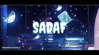 Sadaf Name Dp Herunterladen Best and huge collection of tamil status videos for whatsapp status, facebook status and instagram captions. trshow