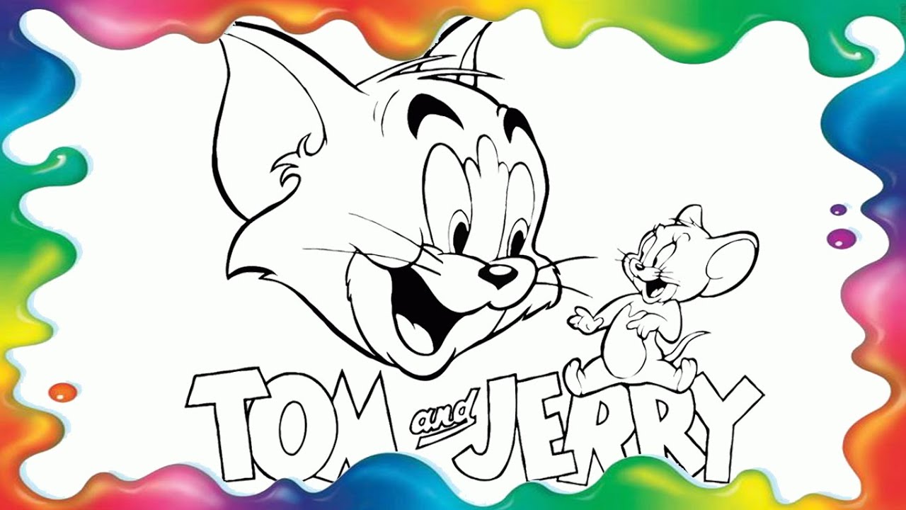 Tom e jerry desenho colorir