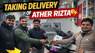 Taking Delivery Of Ather Rizta S 3.7 KW🔋