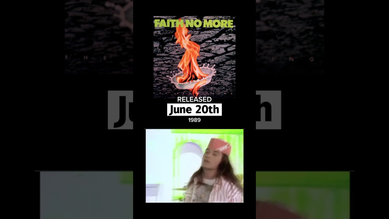 FAITH NO MORE - The Real Thing - 36 YEARS LATER #onthisday #faithnomore #classicalbum