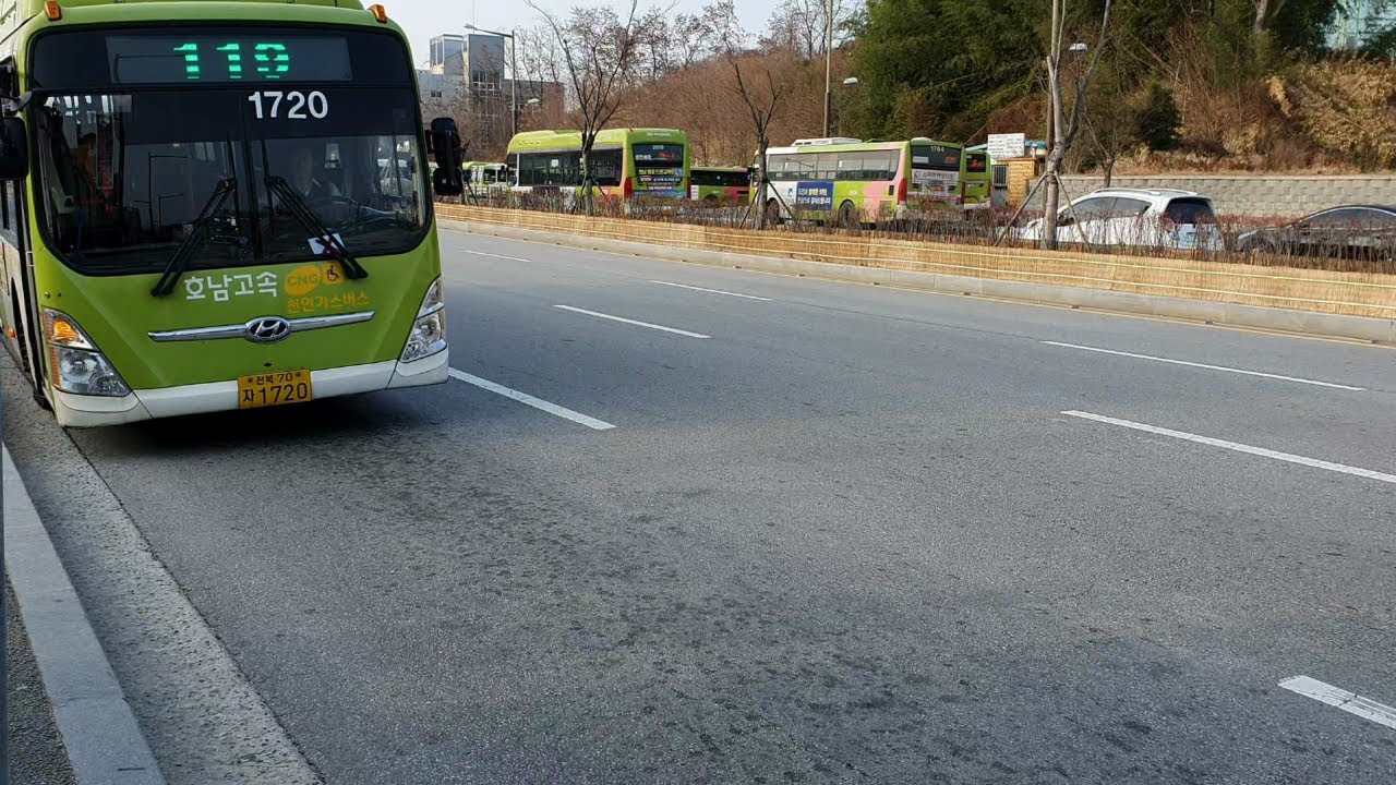 전주시내버스 119번 전주대학교→농협공판장