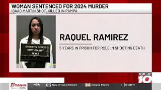 Woman sentenced for role in 2024 murder in Pampa