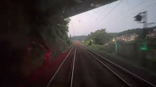 04/03/2023 台鐵 4733次 區間車 DRC1000型柴油客車 暖暖→八堵 路程景展望 / TRA DRC1000 driver view,Nuan-nuan → Badu