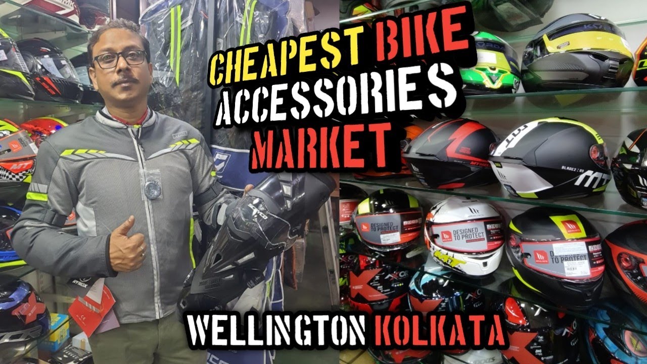 Kolkata's Cheapest Bike Accessories Market Wellington Bike Market