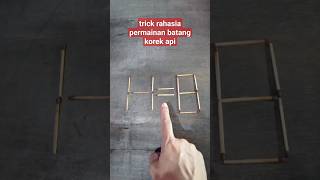 trick rahasia teka teki batang korek api #idekreatif #tricks