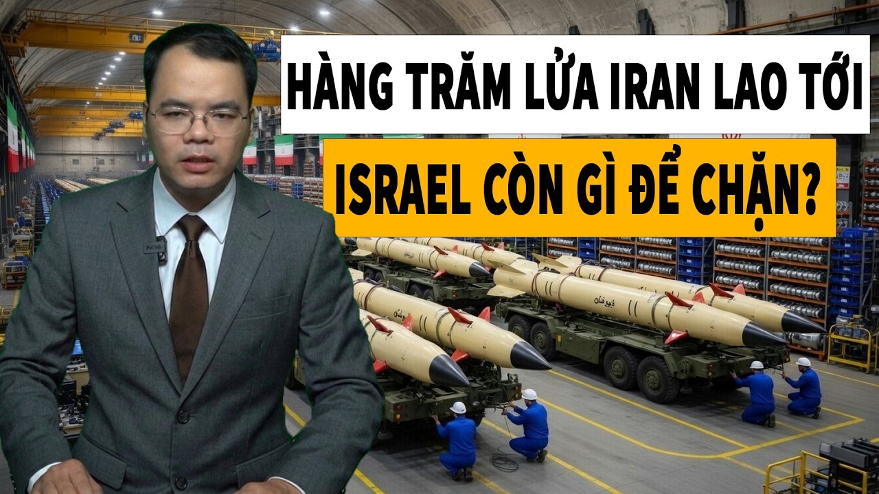Iran Phóng Hàng Trăm Tên Lửa Và Drone - Israel Gặp Áp Lực Chưa Từng Có | Bàn Cờ Quân Sự