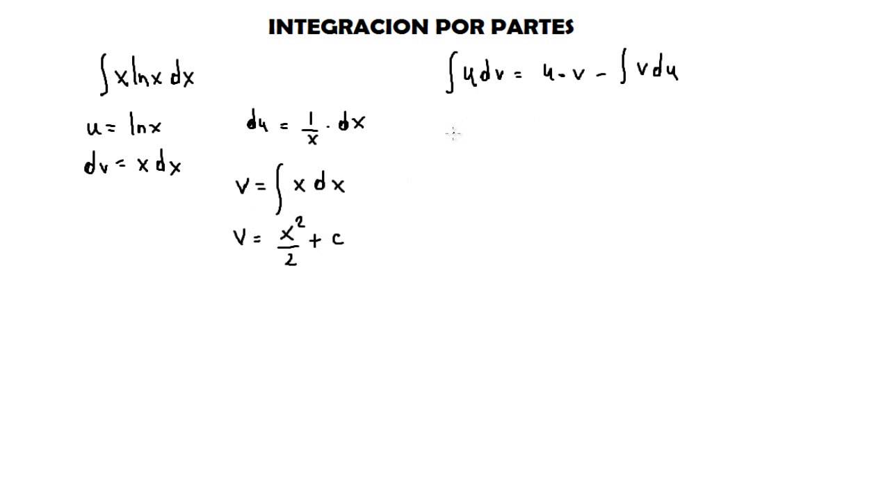 integracion por partes integral de xlnx dx The MaskMath