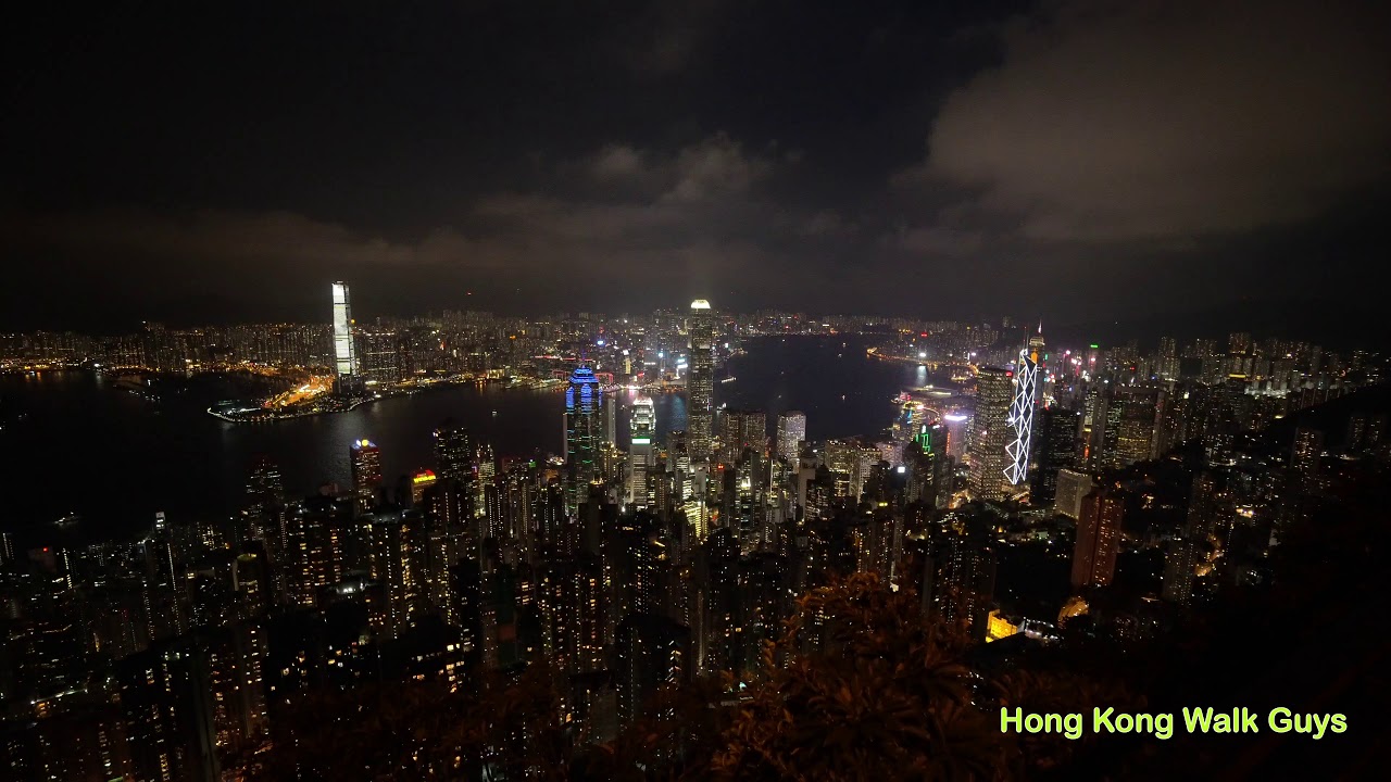 4K Walk Hong Kong : The Magic Hour Of Victoria Harbour (Osmo Action)