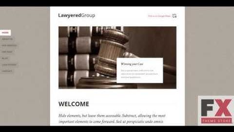 Preview Lawyered Group - Responsive Retina HTML5 One-Page TF