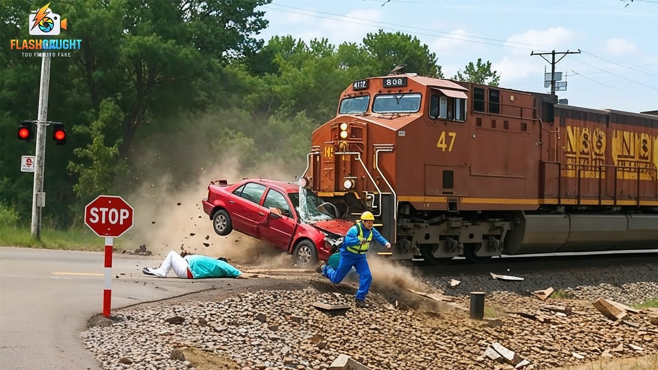 Biggest Train Crashes & Shocking Mistakes | Extreme Collisions Caught on Camera #4
